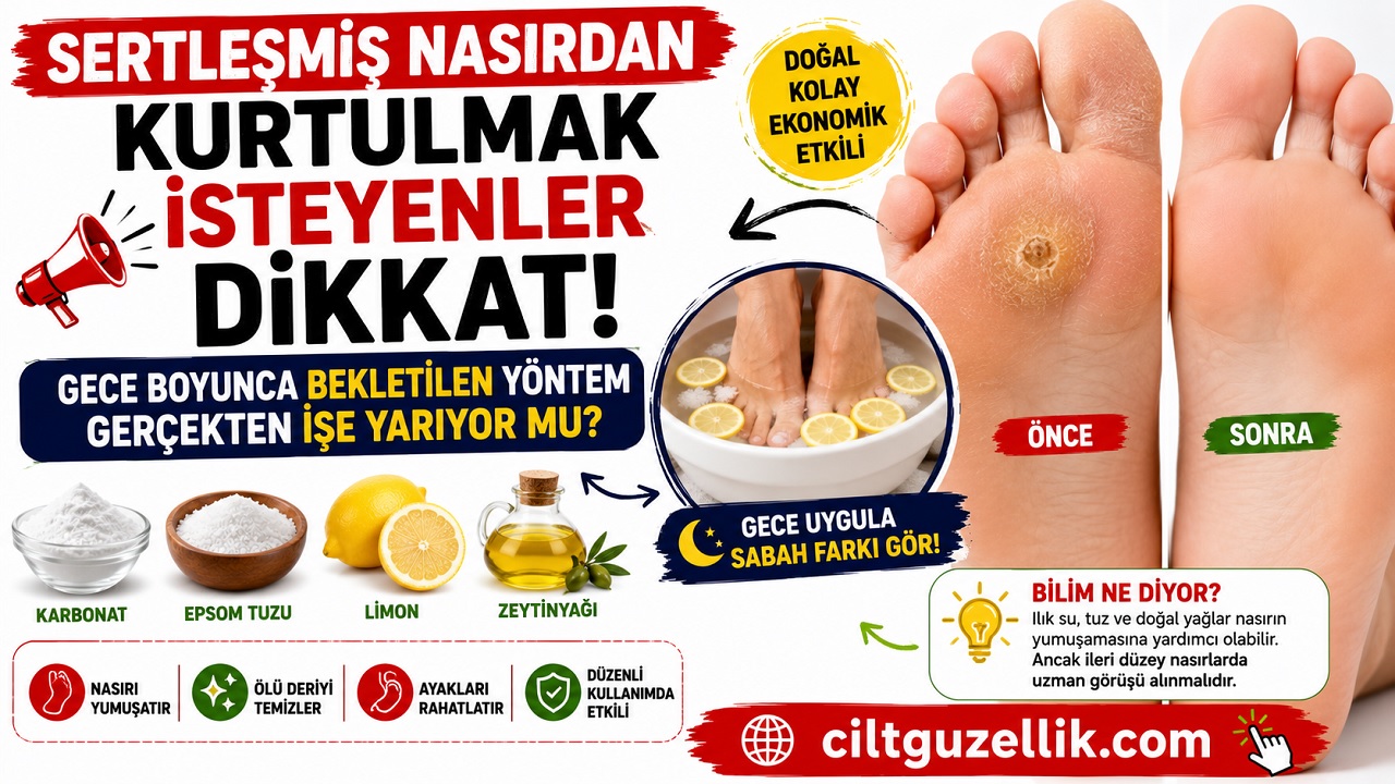 Ayaktaki Sert Nasırdan Kurtulmak İsteyenler Dikkat! Uzmanların Önerdiği Yöntemler