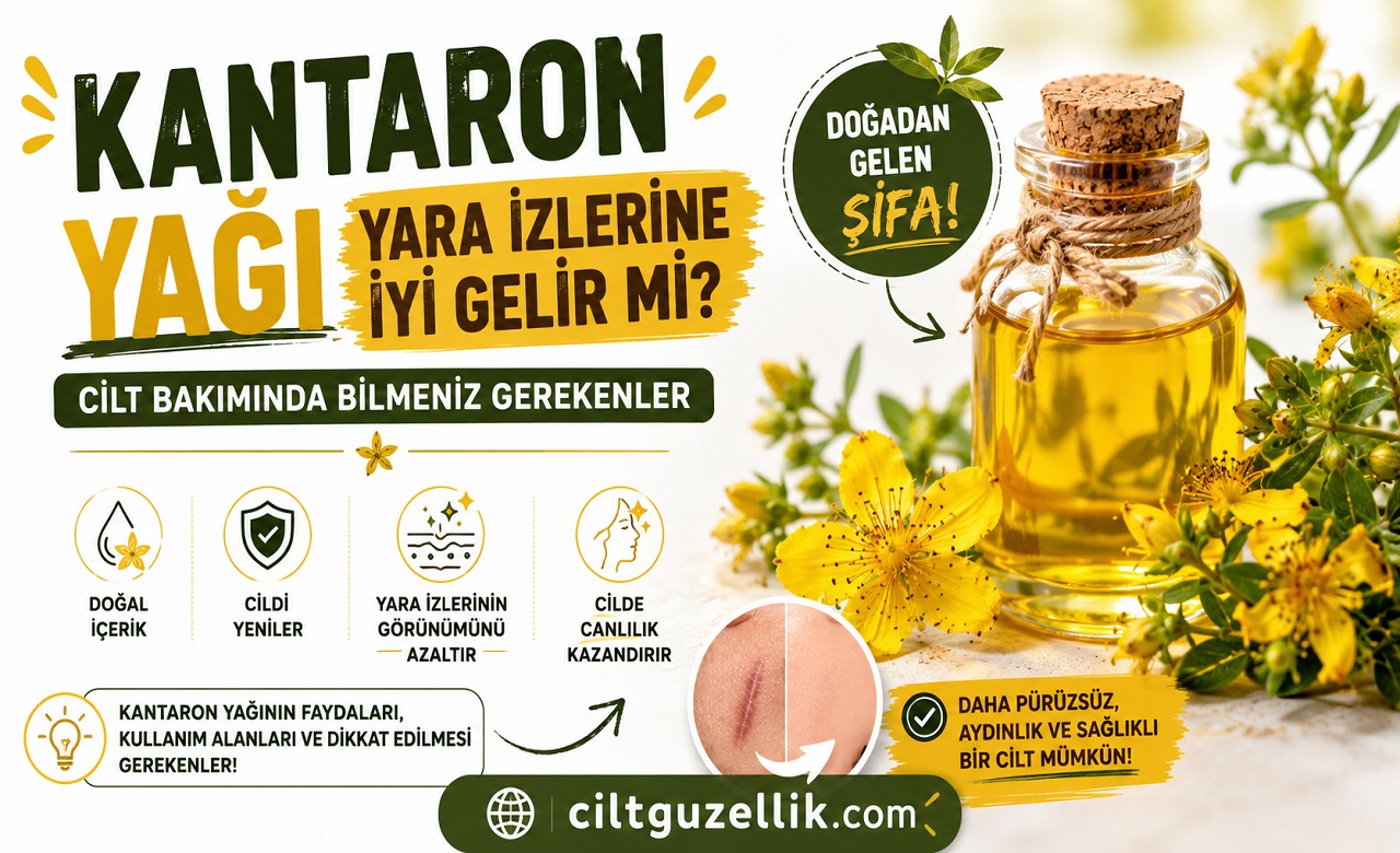 Kantaron Yağı Yara İzlerine İyi Gelir mi? Cilt Bakımında Bilmeniz Gerekenler