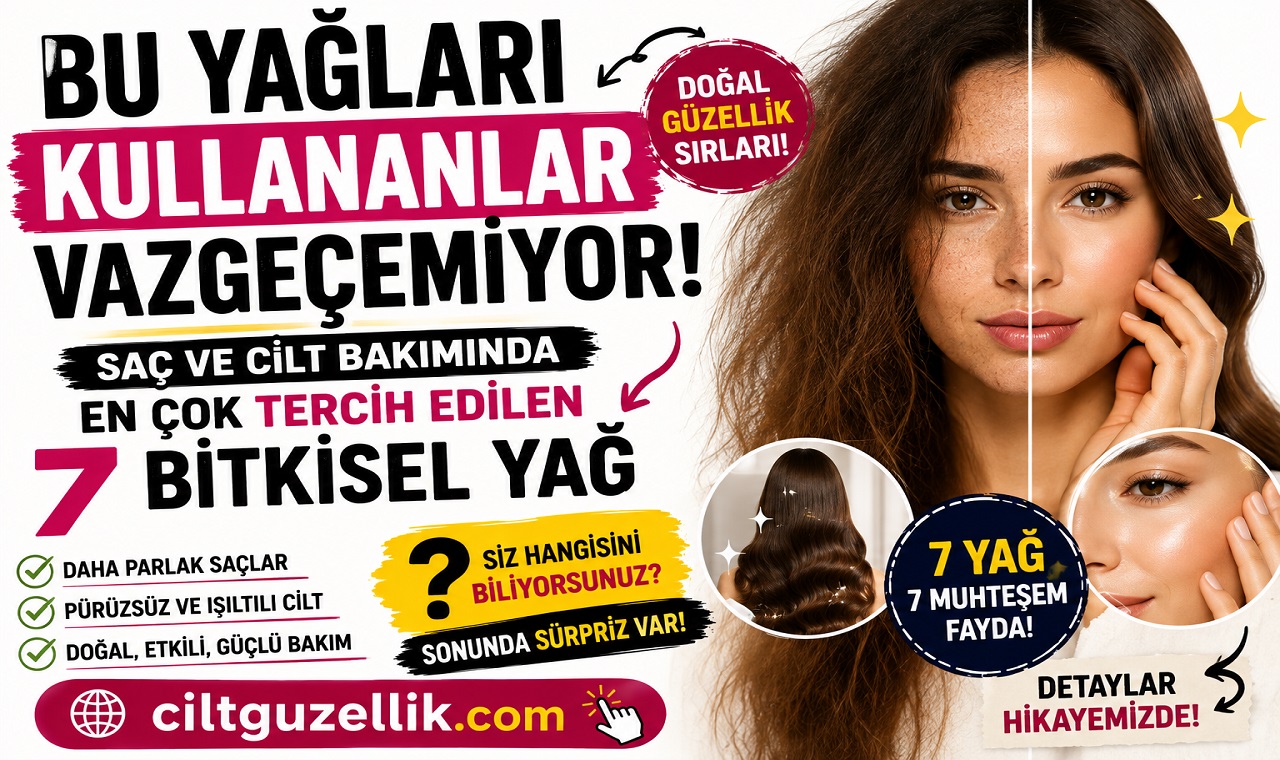 Bu Yağları Kullananlar Vazgeçemiyor! Saç ve Cilt Bakımında En Çok Tercih Edilen 7 Bitkisel Yağ