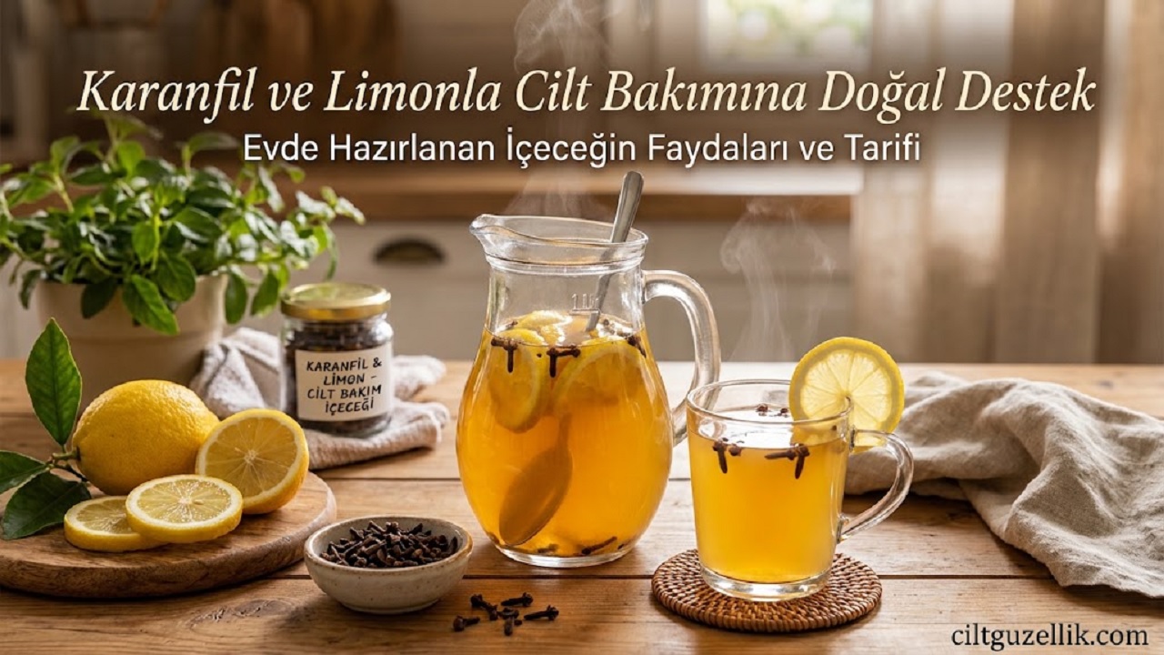 Karanfil ve Limonla Cilt Bakımına Doğal Destek: Evde Hazırlanan İçeceğin Faydaları ve Tarifi